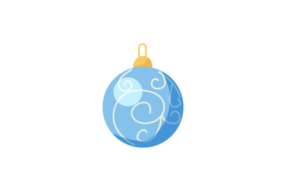 Blue Christmas Light Illustration: Graphics Review