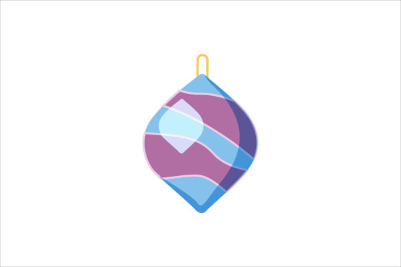 Blue Purple Christmas Light Illustration: Graphics Review