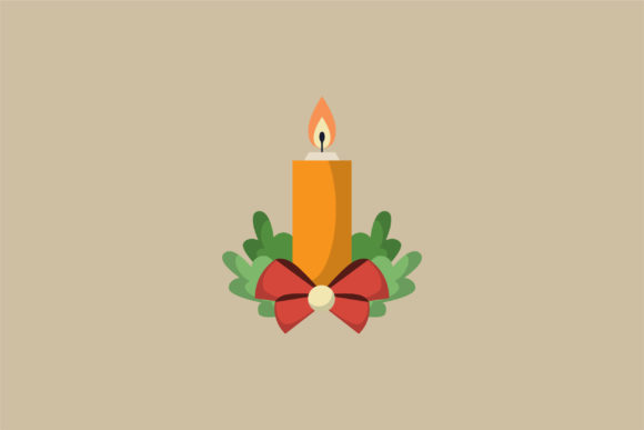 Christmas Day Candle Decorations-06 Graphics Review