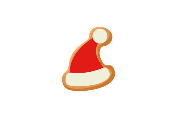 Christmas Hat Cookie Illustration: Graphics Review