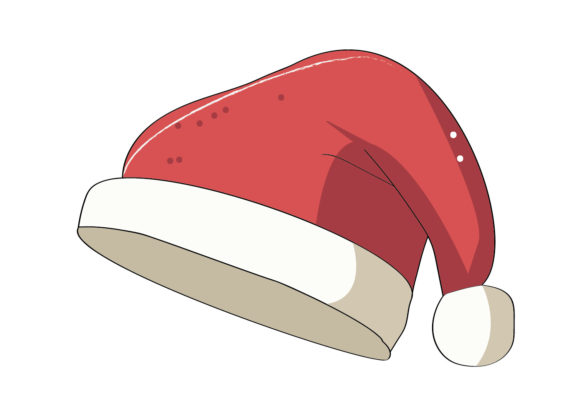 Christmas Hat Illustration-02: Graphics & Editorial Use
