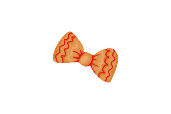 Christmas Red Ribbon Cookie Graphics & Illustrations