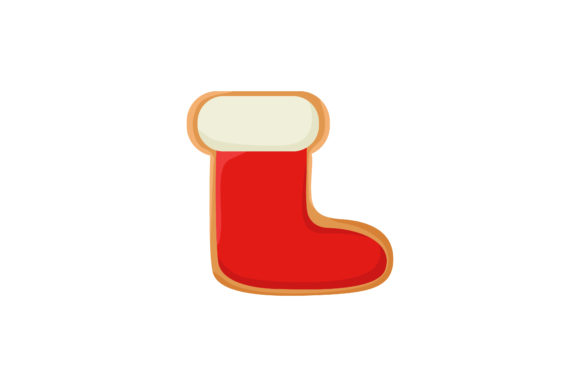 Christmas Red Shoe Cookie Illustration: Graphics Review