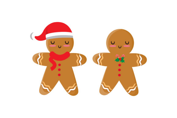 Ginger Bread Cookies Set Graphics & Illustrations Review