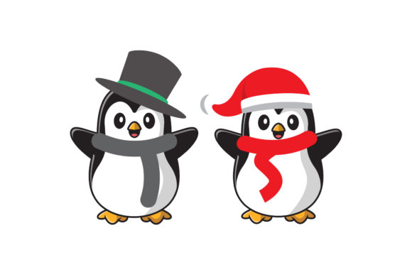 Penguins Winter Set Graphics: Cute Illustrations Review