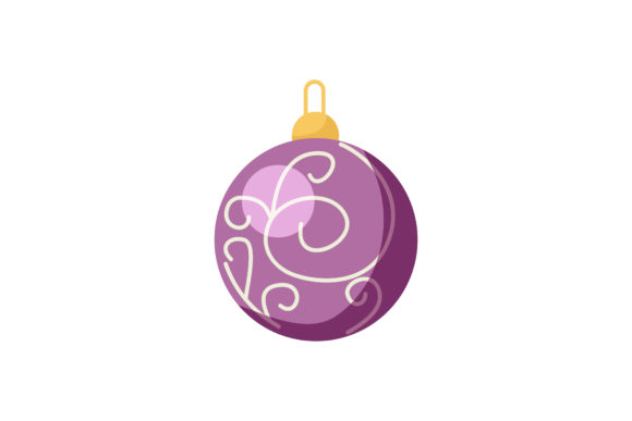 Purple Christmas Light Illustration: Graphics Review