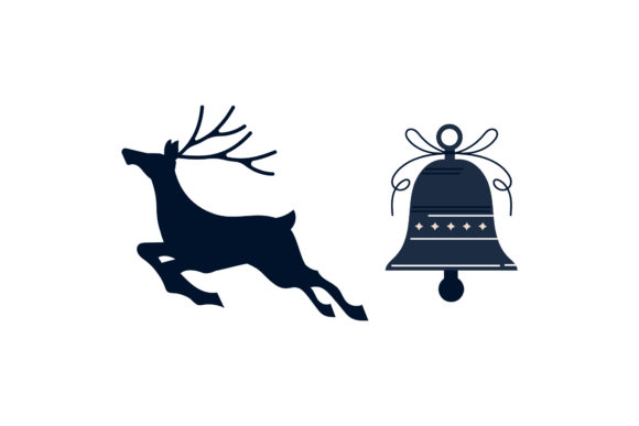 Reindeer Jingle Bell Graphics & Illustrations Review
