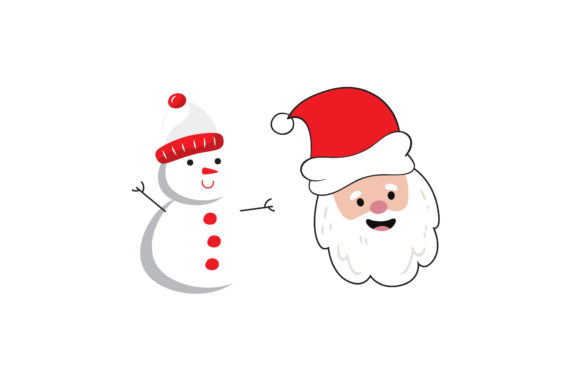 Santa Snowman Christmas Set: Graphics & Illustrations Review
