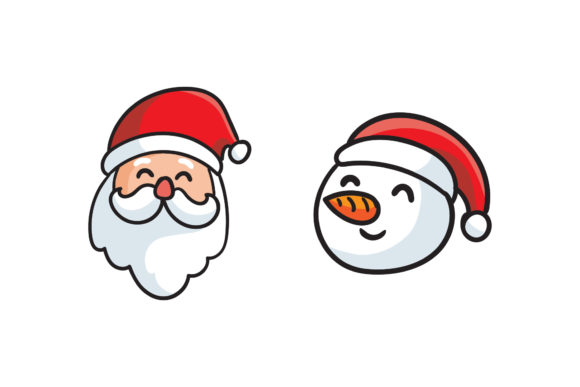 Santa Snowman Set: Graphics & Illustrations Review
