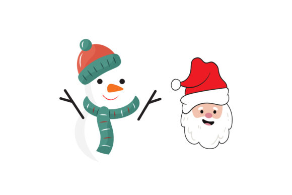 Snowman Santa Christmas Set: Graphics & Illustrations Review